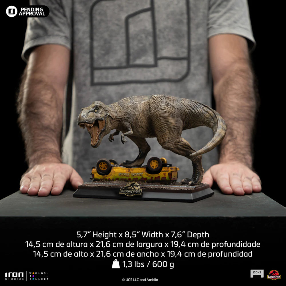 Iron Studios Icons: Jurassic Park - Ataque T Rex