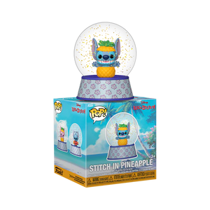 Funko Mini Glitter Globe: Disney Lilo Y Stitch - Stitch en Piña